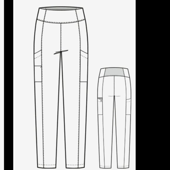 NWT Winder Wink modern scrub pant - Picture 2 of 2